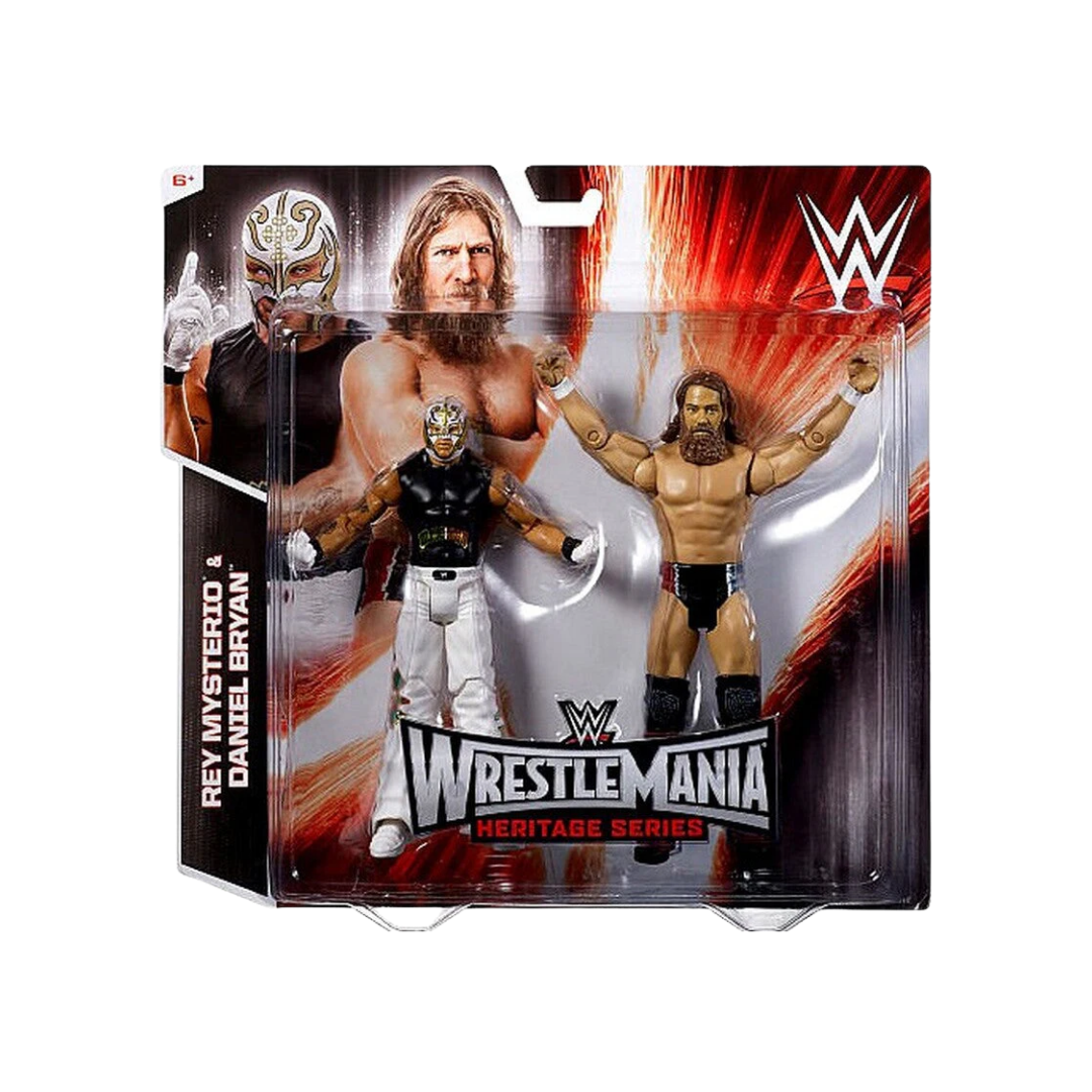 Rey Mysterio & Daniel Bryan – WWE WrestleMania Heritage Series Figure Set