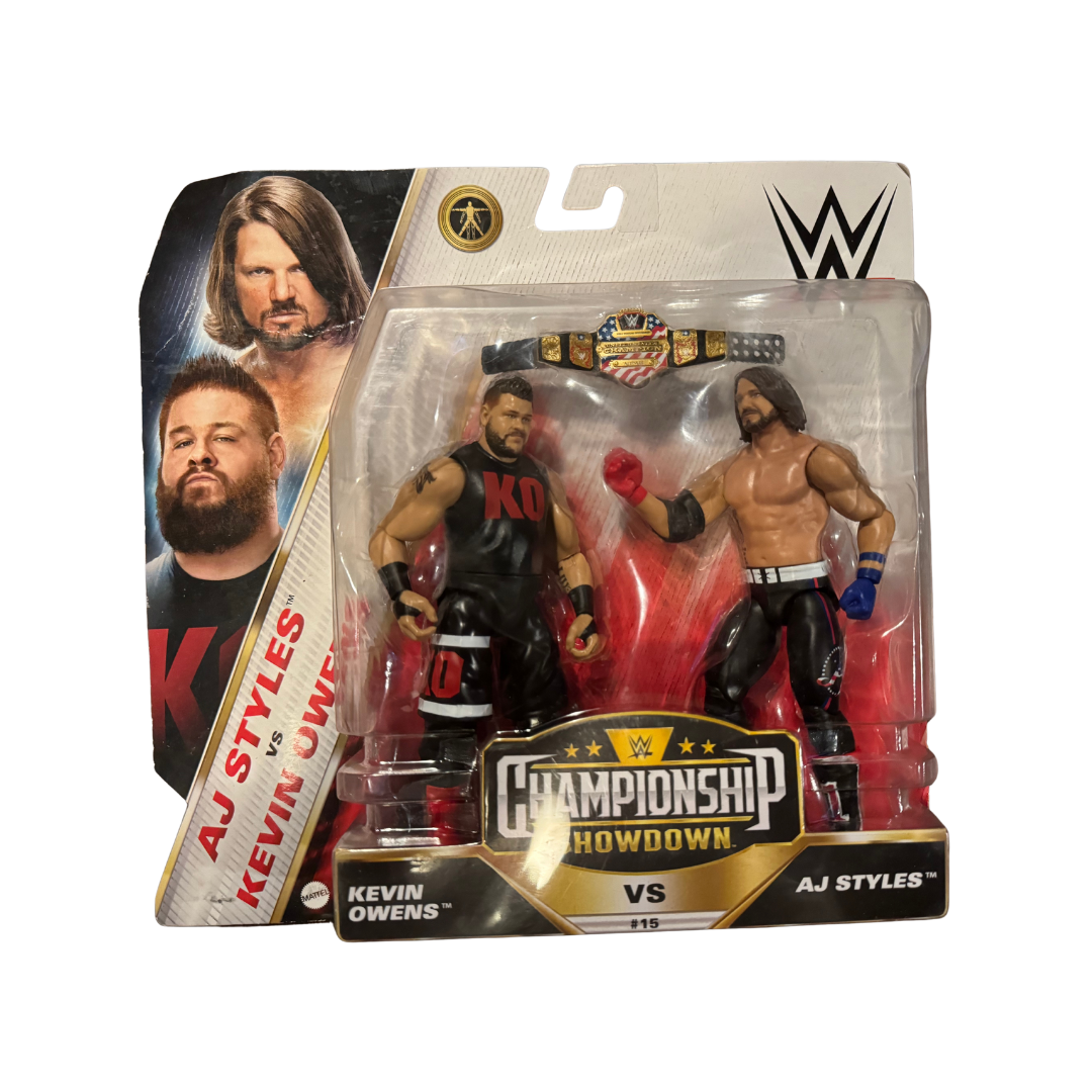 Kevin Owens vs AJ Styles – WWE Championship Showdown 2-Pack Figure Set