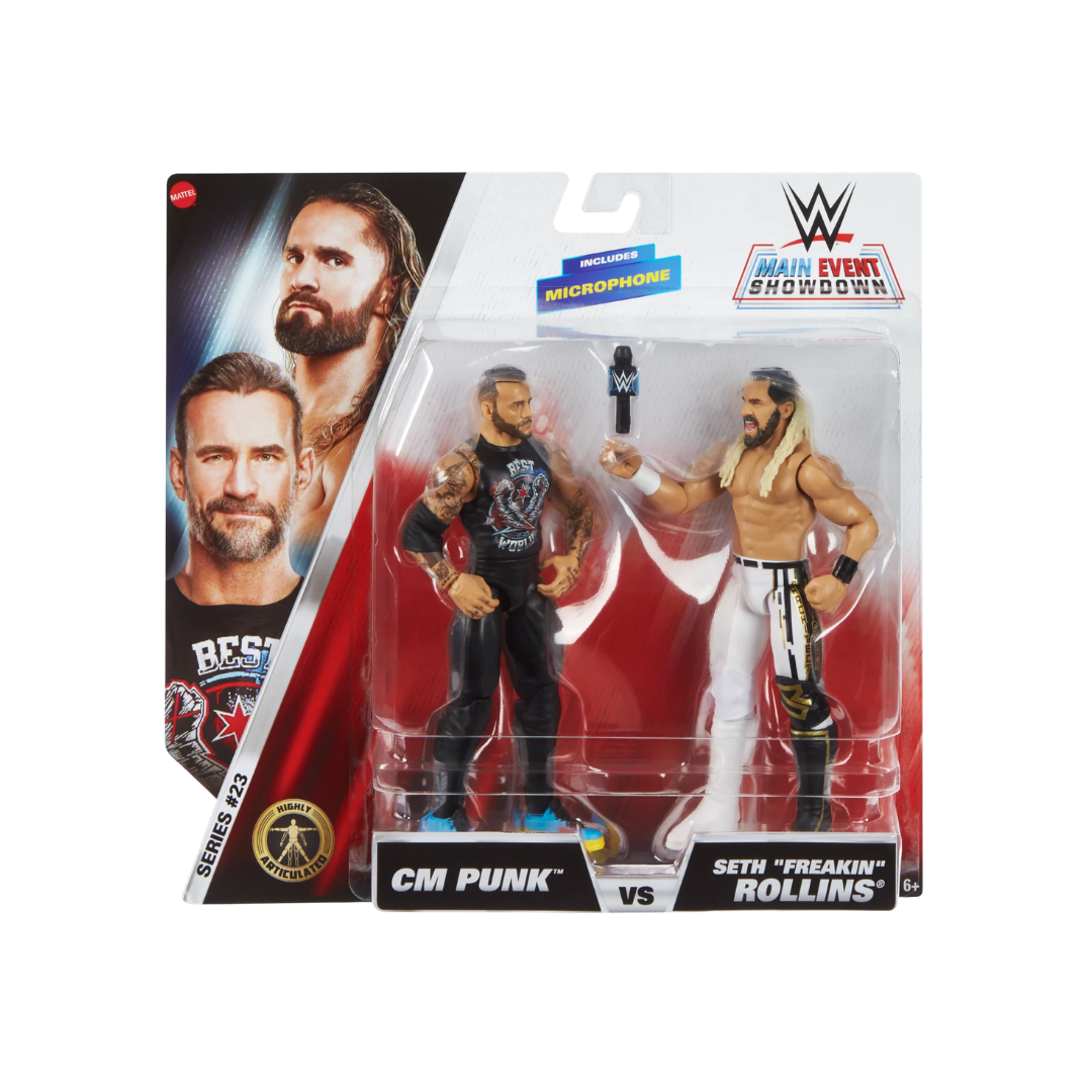 CM Punk vs Seth “Freakin” Rollins – WWE Main Event Showdown 23