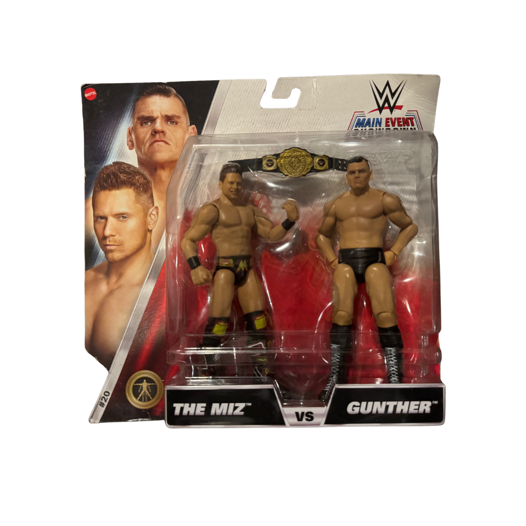 The Miz vs Gunther – WWE Main Event Showdown 2-Pack Figure Set