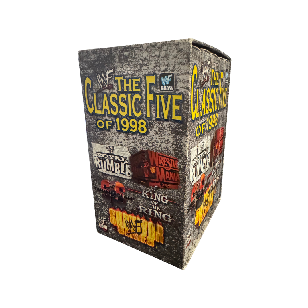 WWF The Classic Five of 1998 VHS Box Set