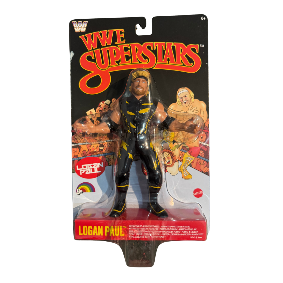 Logan Paul  -LJN WWE Superstars Series 1 LJN *Black Card (Mattel, 2025)