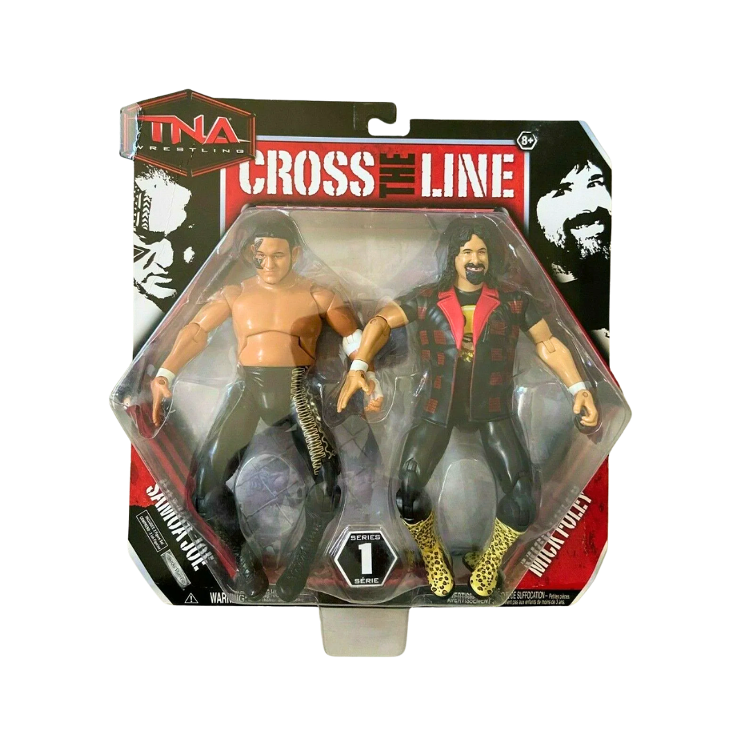 Samoa Joe & Mick Foley – TNA Cross The Line Series 1 2-Pack