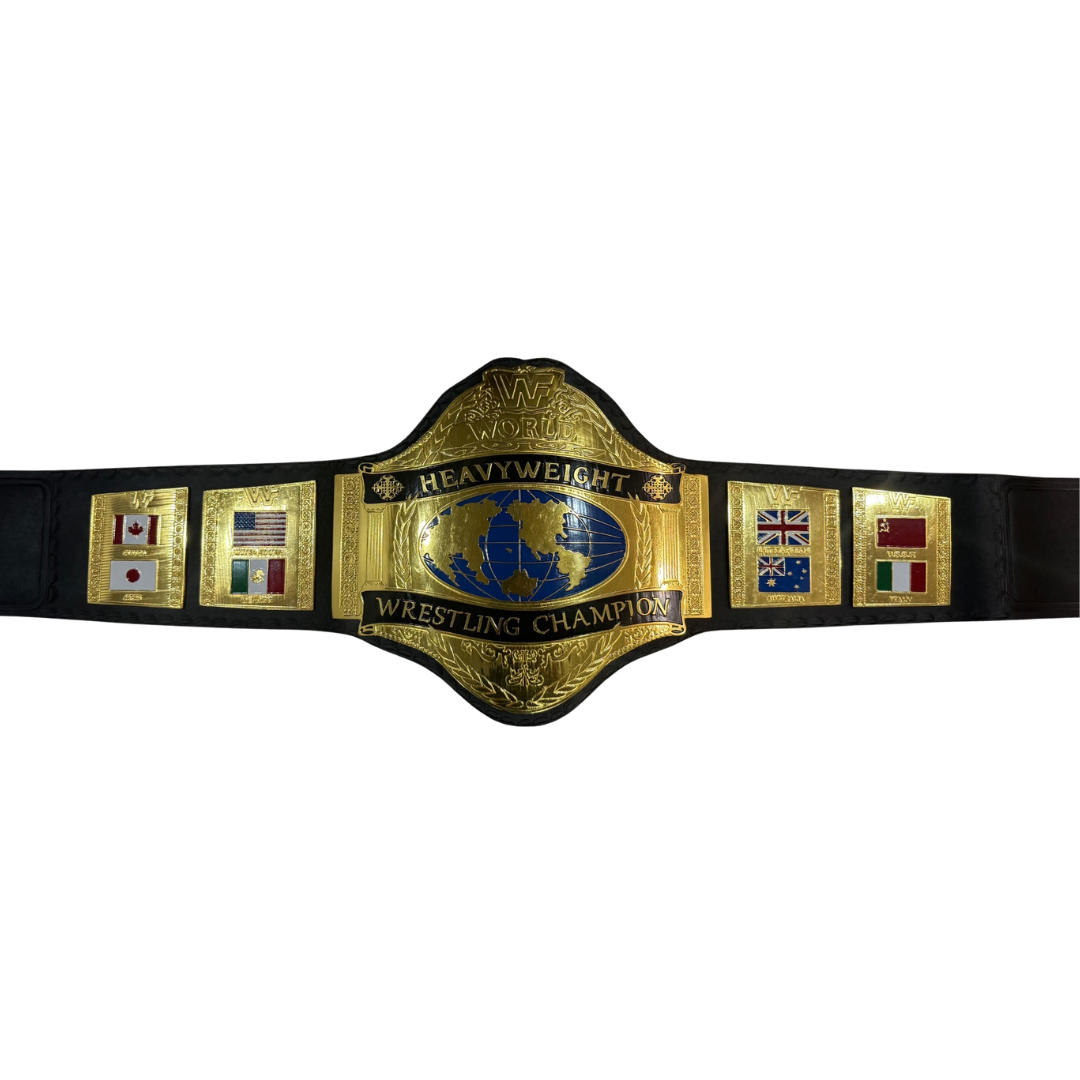 Retro WWE World Heavyweight Championship Title Replica