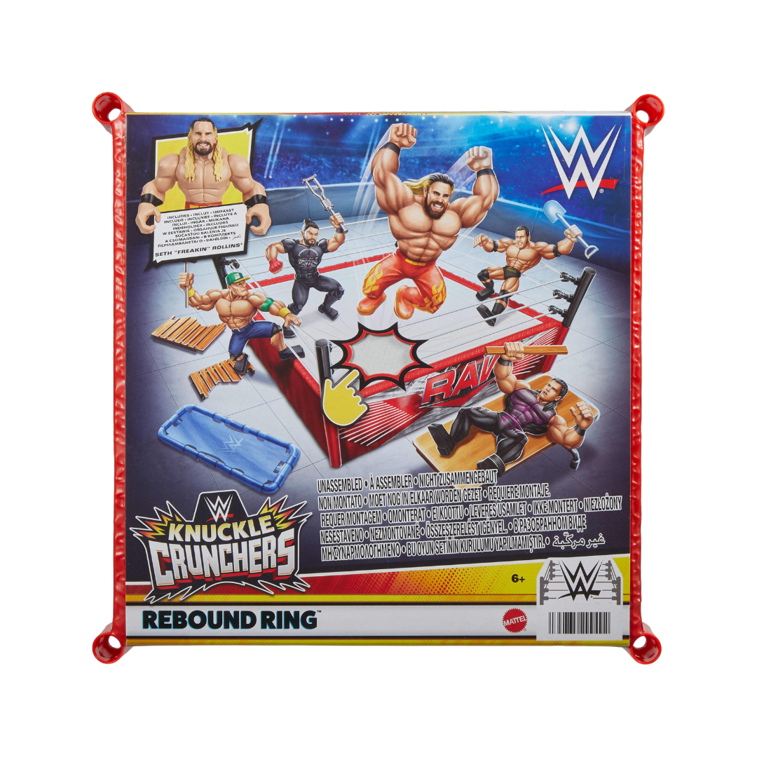 WWE Knuckle Crunchers Rebound Ring Playset