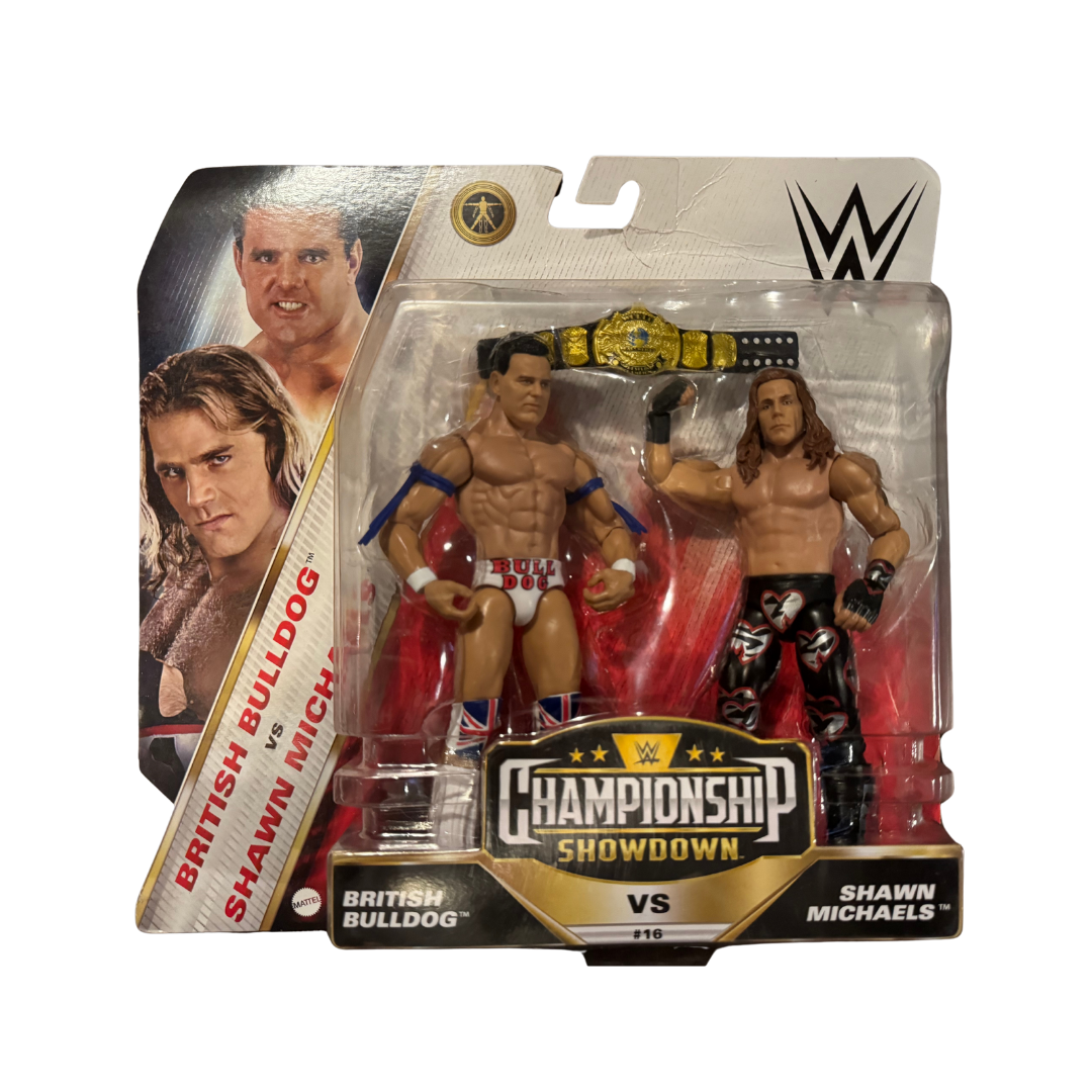 British Bulldog vs Shawn Michaels – WWE Championship Showdown 2-Pack Figure Set