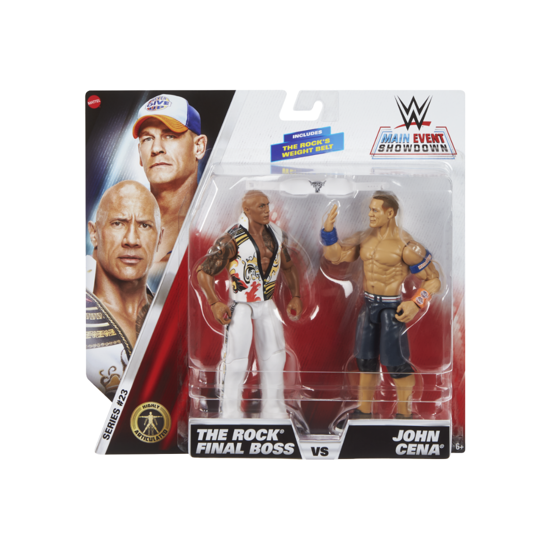 The Rock “Final Boss” vs John Cena – WWE Main Event Showdown 2-Pack