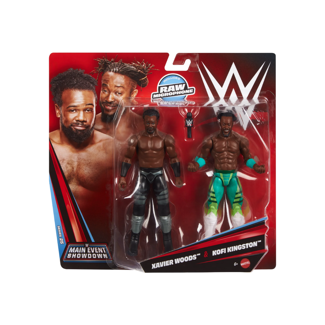 Xavier Woods & Kofi Kingston (New Day) – WWE Main Event Showdown Battle Pack
