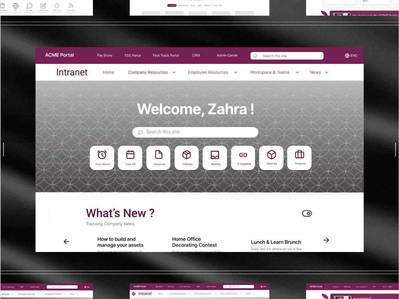Almoayyed Computers Intranet Redesign