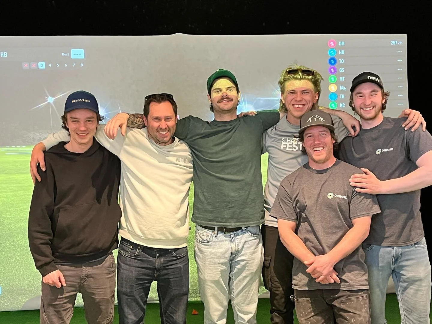 Oakum said goodbye to Davis last week. The newest member of Team Australia. All the best over there! #bowengolfcourse