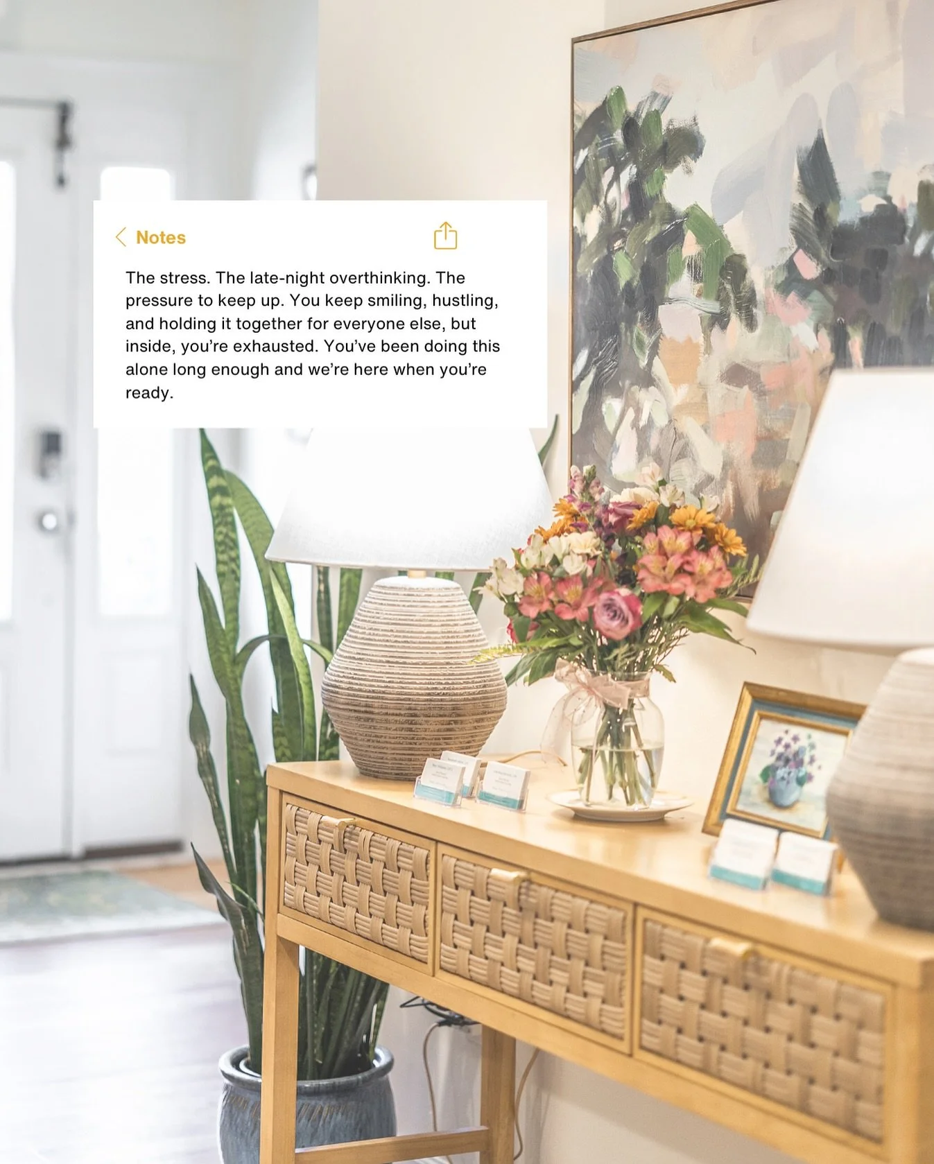 If you&rsquo;re running on iced coffee and anxiety, trying to keep up while still feeling behind&hellip;you&rsquo;re not alone. So many of us are doing our best to hold it together while feeling completely drained underneath it all.

You don&rsquo;t 