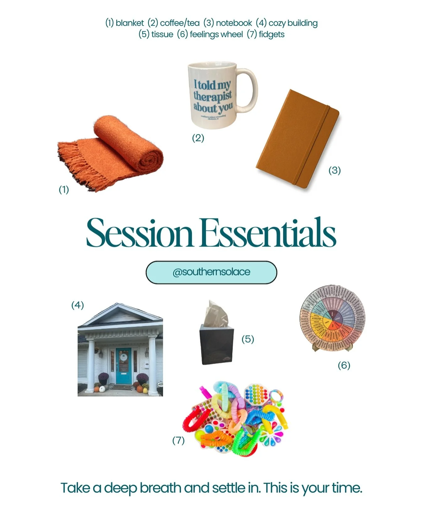 The space you&rsquo;re in matters just as much as the work you do.

When the blankets are soft, the snacks are out, and your therapist feels like someone you can be yourself around, it changes everything.

Real healing happens when you feel safe enou