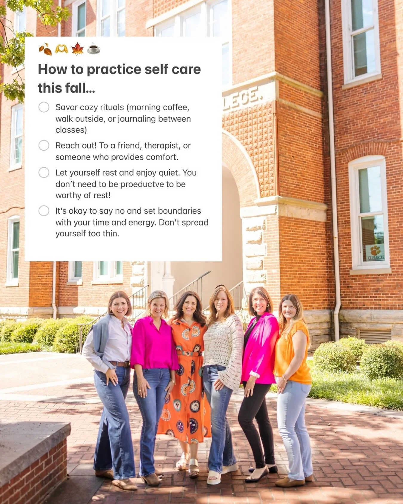 Here are some ways our therapists recommend practicing self-care this fall! 🍂

Fall is your reminder to slow down, to check in with yourself, and to make space for rest without guilt. You don&rsquo;t have to earn your downtime or your peace. This se