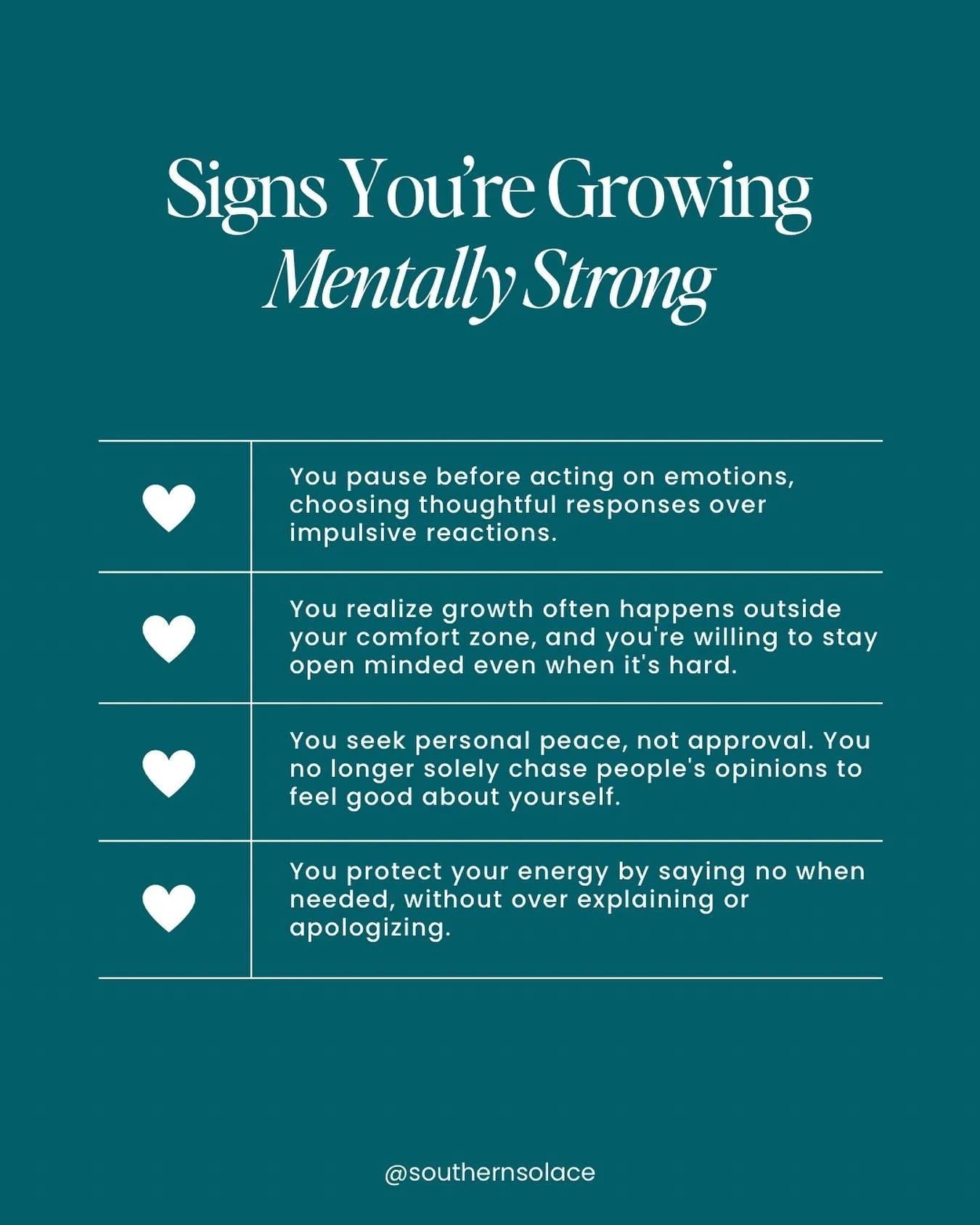 Mental strength doesn&rsquo;t always look like big breakthroughs or feeling certain all the time. Sometimes it&rsquo;s choosing to speak up when you&rsquo;d usually stay quiet, giving yourself grace instead of guilt, or noticing that the thing that u