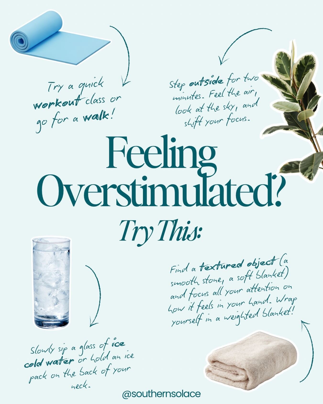 Feeling overstimulated? Here is your gentle reminder to pause and find relief.

When the world is loud and demanding, your nervous system deserves a break. Simple actions like reaching for noise-canceling headphones or taking a quick walk can quickly