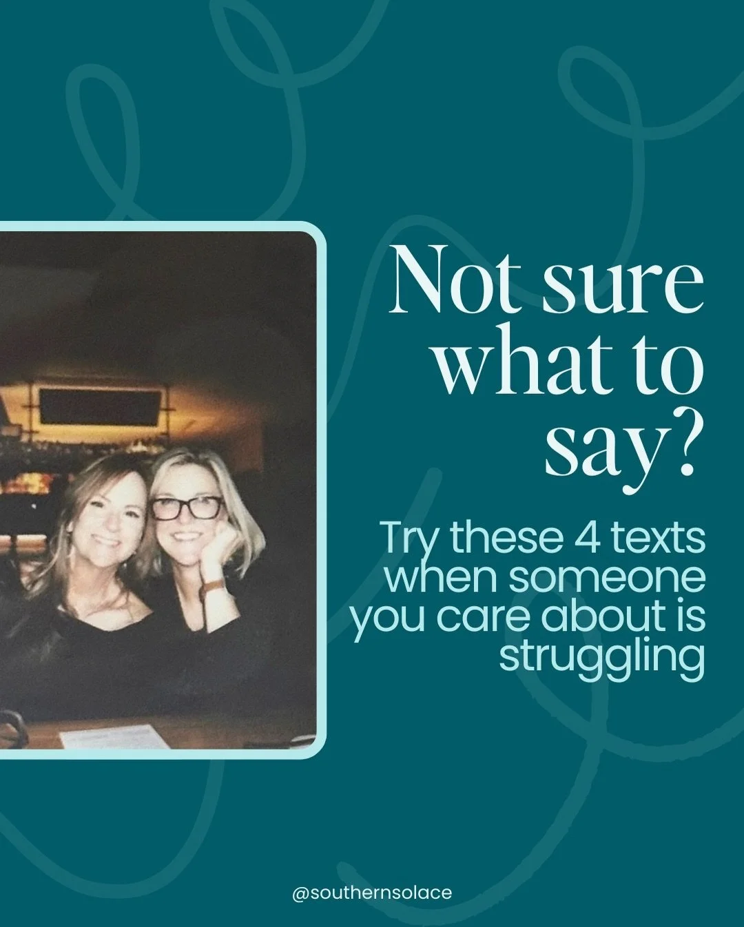 💬 We&rsquo;ve all been there&hellip;wanting to support a friend who&rsquo;s struggling, but not sure what to say.

Here are 4 simple, caring messages you can send to show up for someone, even if you don&rsquo;t have the &ldquo;right&rdquo; words.

P