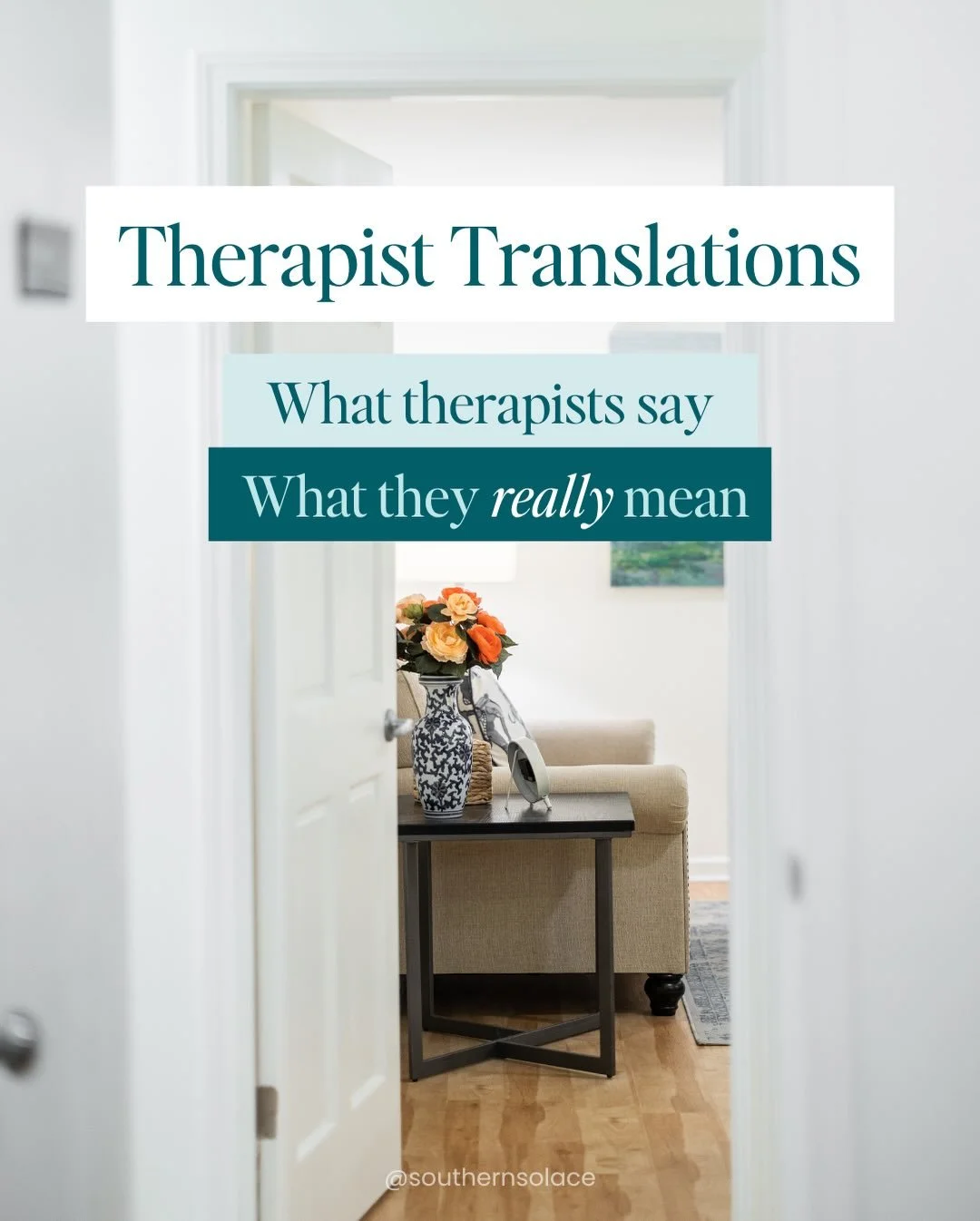 Sometimes what&rsquo;s said in therapy sounds simple, but it often carries a deeper meaning.

The goal isn&rsquo;t to overwhelm you, but to help things make sense in a way they maybe haven&rsquo;t before.

If something a therapist has said has ever s