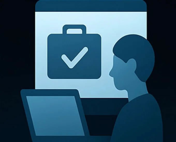 Trainer guiding staff through Copilot use in Microsoft 365 during Safe Zone training.