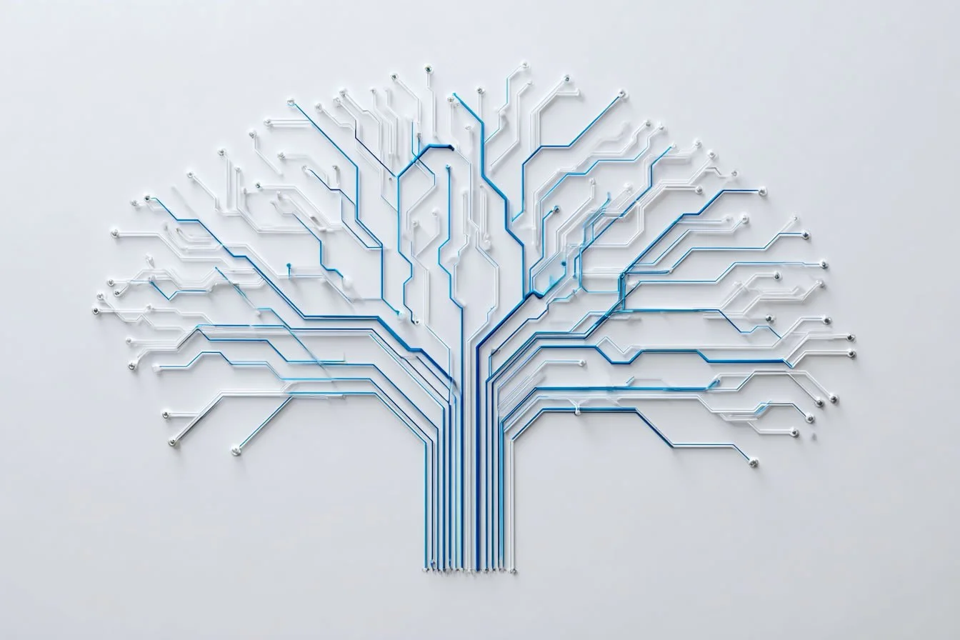 Diagram showing departmental Safe Zones connecting into Strategic Relational AI — representing unified enterprise intelligence.