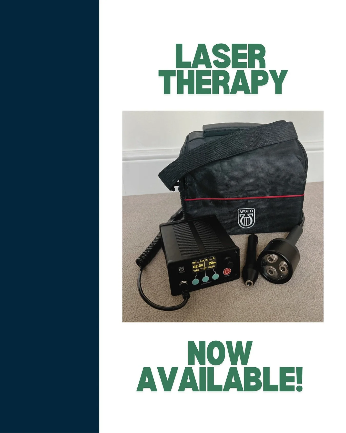 LASER THERAPY now available from The Epping Forest Vet Physio! 🔦🐾 

#lasertherapy #LLLT #vetphysiotherapy #vetphysio #animalphysiotherapy #theeppingforestvetphysio