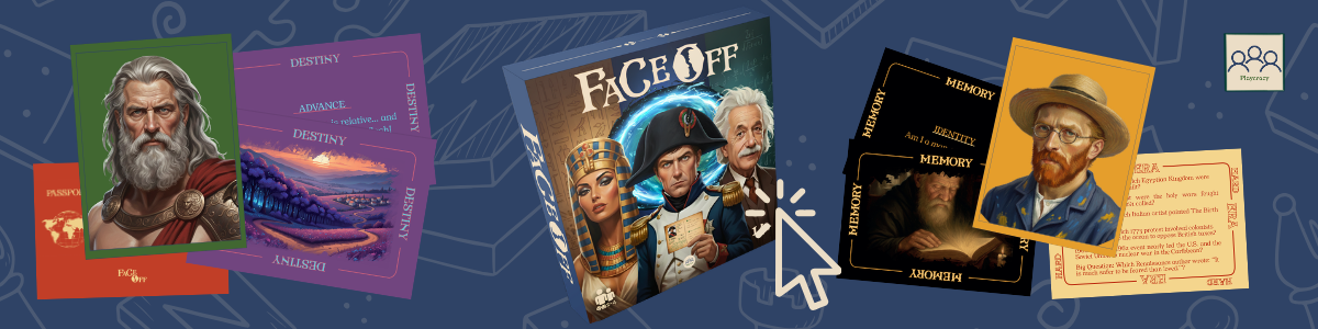 Invitation to click to purchase Face Off