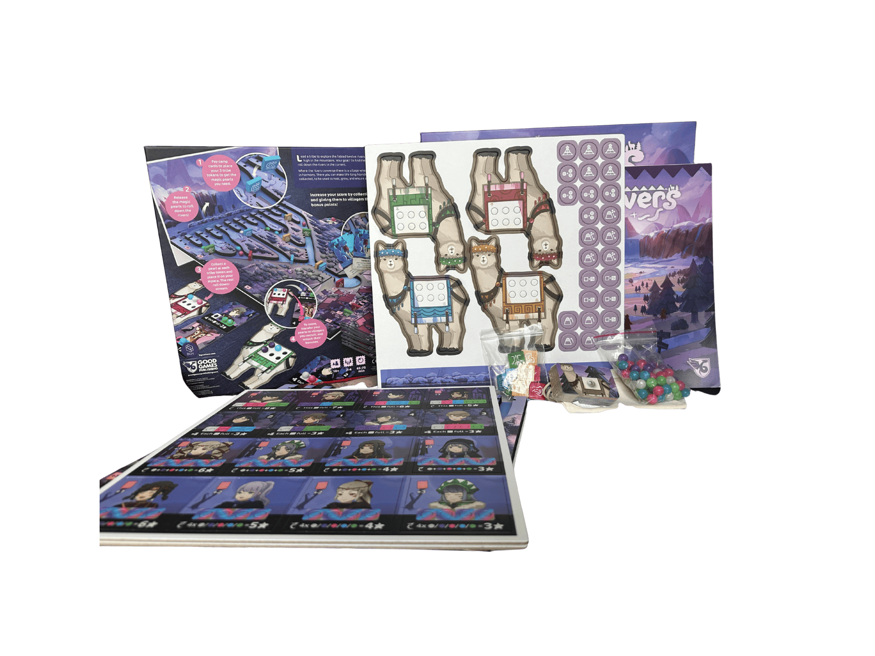 12 rivers - the game set