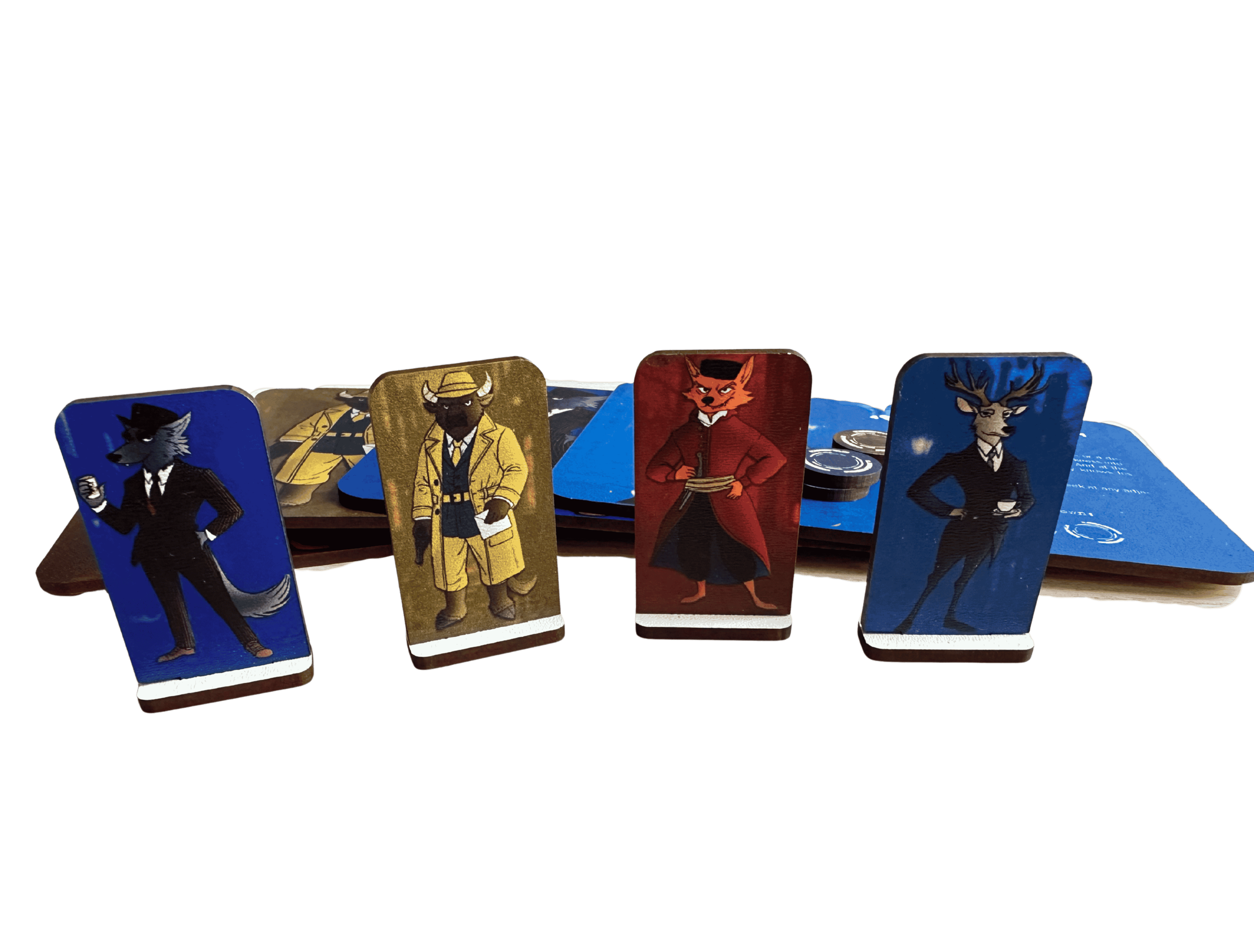 Area 636 characters, including a wolf, a bull, a fox and a deer