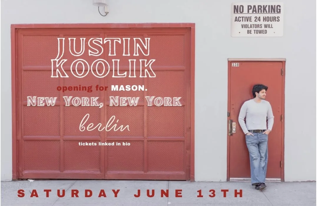 OPENING FOR @masondoesmusic with @jillianshivelymusic at the @berlin.undernyc on JUNE 13TH!! Tickets in biooo! See you there NEW YORK ‼️‼️