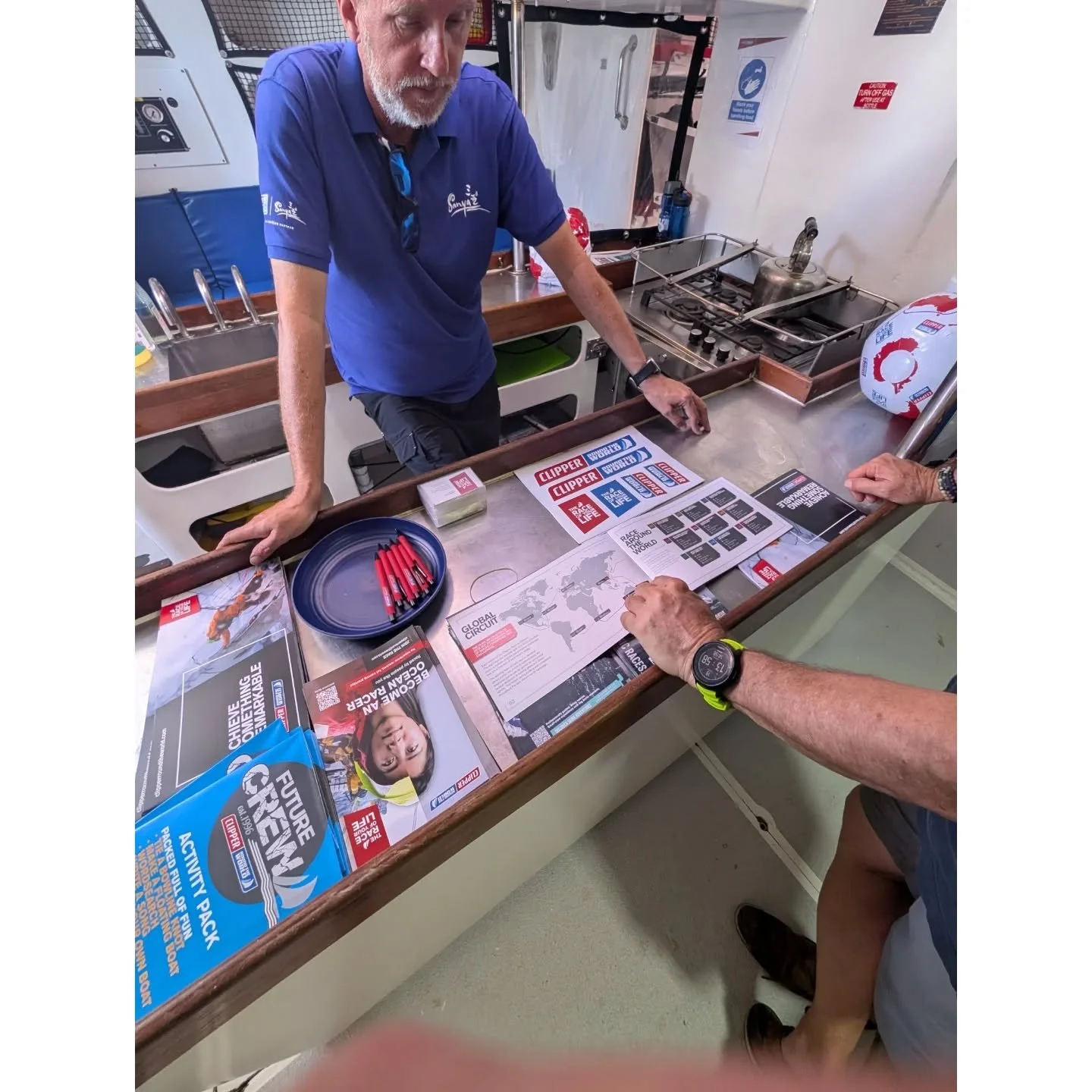 I stepped aboard the winning Clipper Round the World yacht yesterday&hellip; what a machine.

Insane to imagine spending 11 months at sea, crossing oceans eastwards all the way from the UK. Inside it&rsquo;s stripped back, with every inch used, nothi