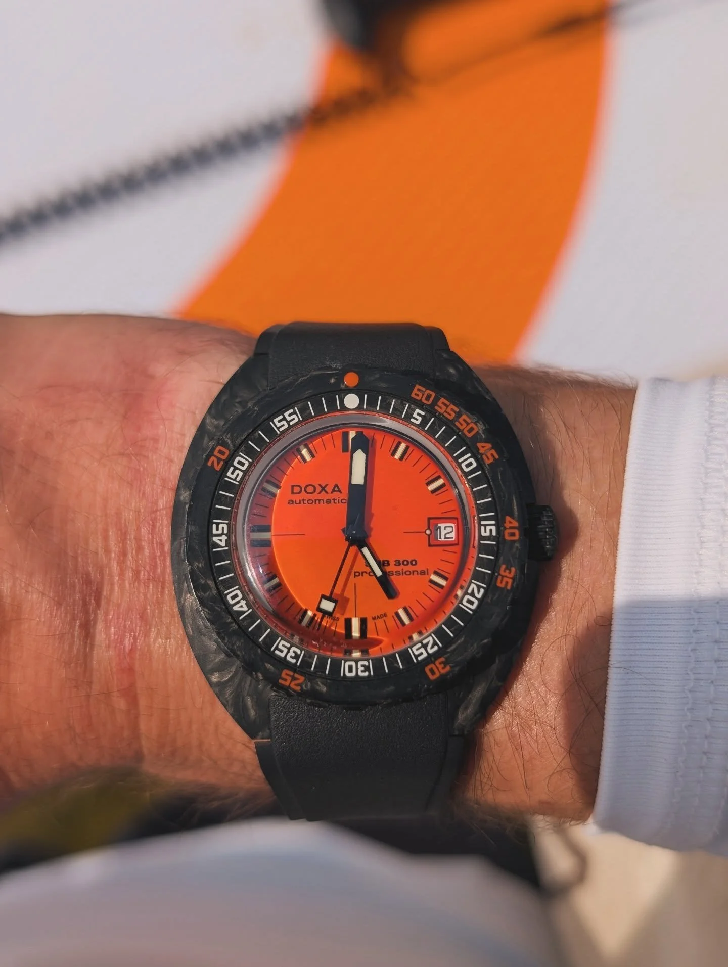 It's the only watch I ever take on holiday. Versatile, comfortable, distinctive, and as it turns out, perfect for watersports in the South of France 🇫🇷