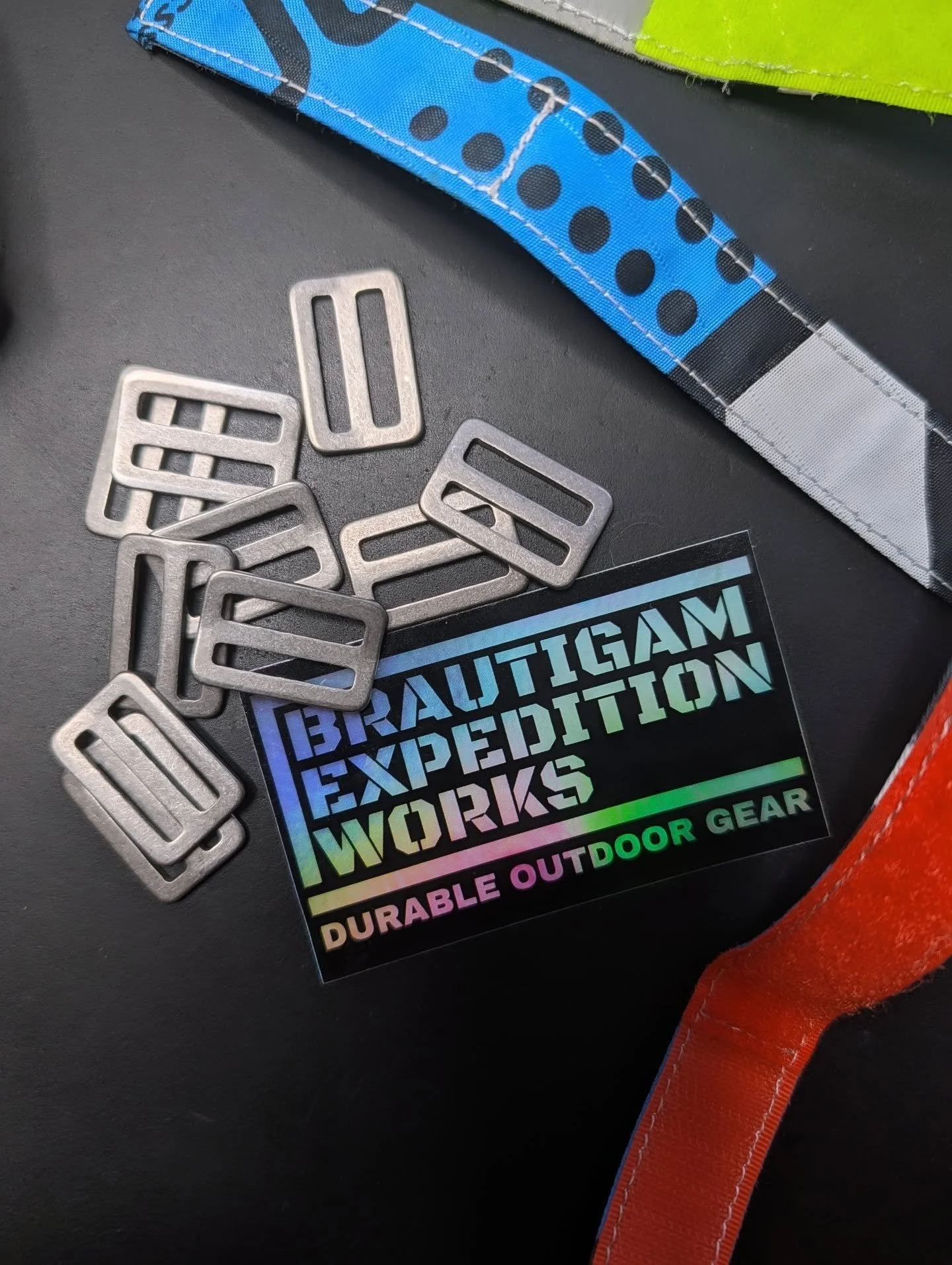Very happy with these titanium 20 mm tri-glides from @brautigamexpeditionworks

It took me a very long time to track down this product in a size, shape and weight that would work for the ocean-sport environments I hope our straps will be used in. Fin