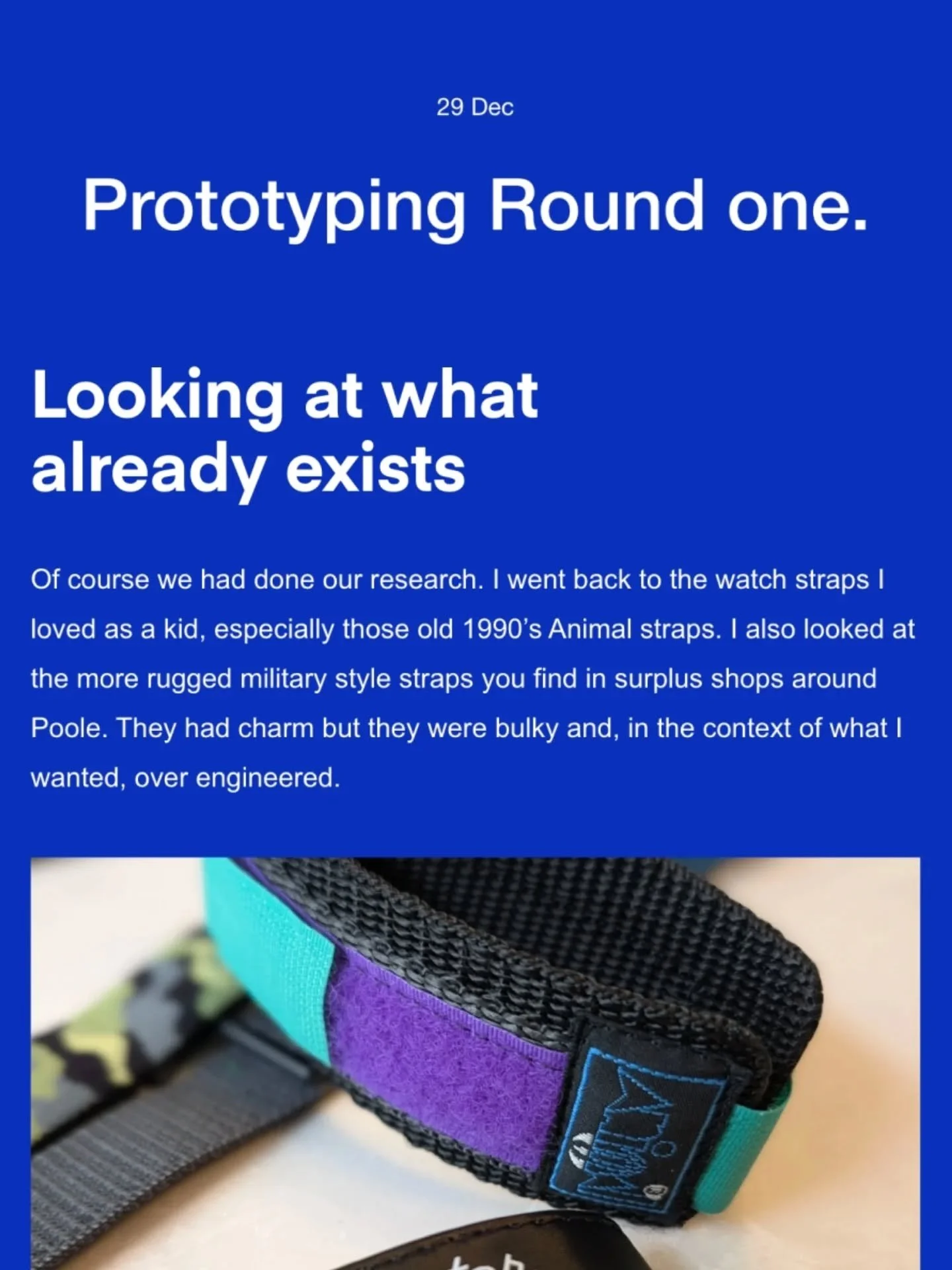 Finally finished the update I started back in December!

If you&rsquo;re curious who&rsquo;s involved so far, how I&rsquo;ve been getting @loop.straps off the ground, or you&rsquo;re just a bit nosey&hellip; the latest update is live.

Link in bio 🙂