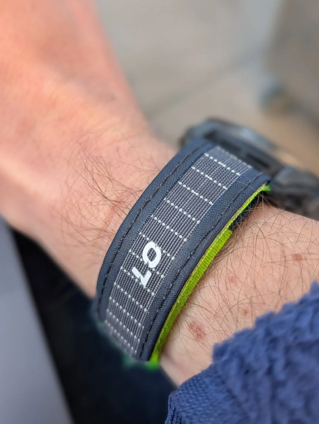 Notice anything odd about this picture?

It turns out that when the instructions say apply 130 to 150&deg;C for 10 to 15 seconds, they mean it. Not roughly. Not &ldquo;that&rsquo;ll do&rdquo;. You've got to apply exactly that.

Applying a logo via HV