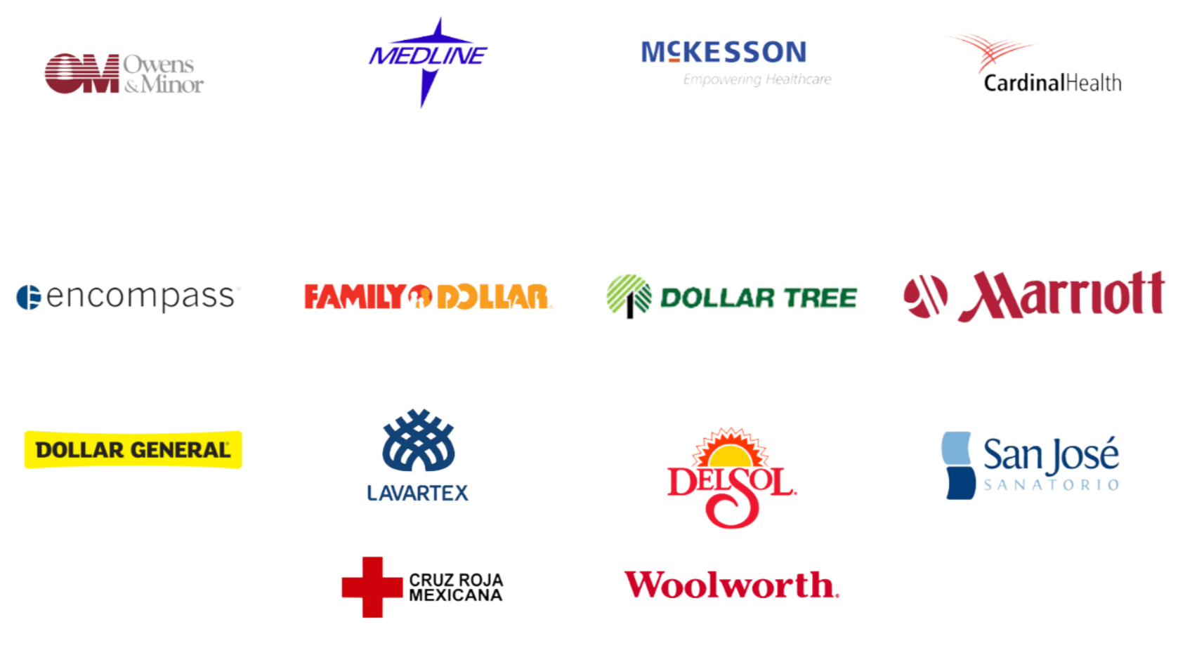 Proveedor confiable para cadenas hoteleras, hospitales, distribuidores y marcas internacionales de retail