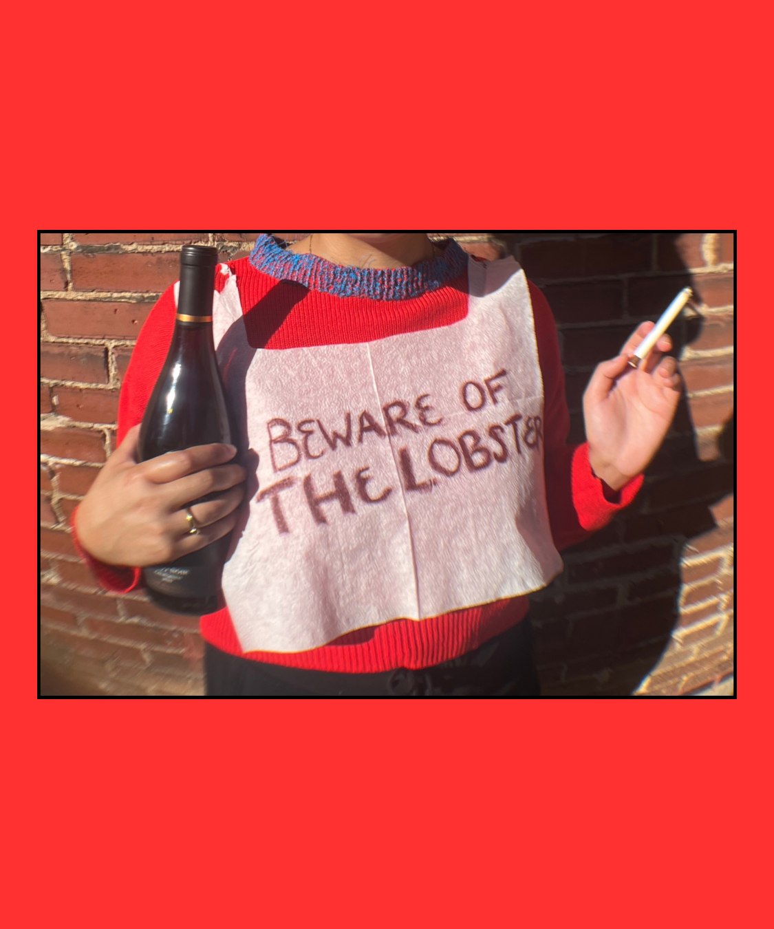 "Beware of the Lobster"
After a failed attempt at talking to her dentist, Woman goes to her Great Aunt Martha's house--who is throwing a Halloween party for the parish's dying priest. Once guests arrive, parish patrons bombard her with passive-aggres