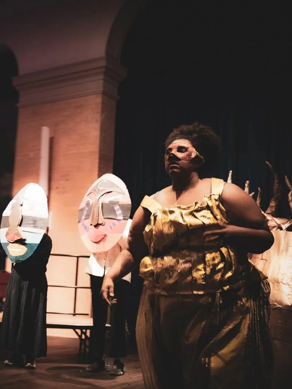 "Butter Woman" by Tuere T. S. Ganges and Samille Ganges (a.k.a. plantainfutures) | "Butter Woman" is a one hour life-sized puppet performance that reclaims and reimagines an African folktale once distorted by colonial retellings. The work emerges fro