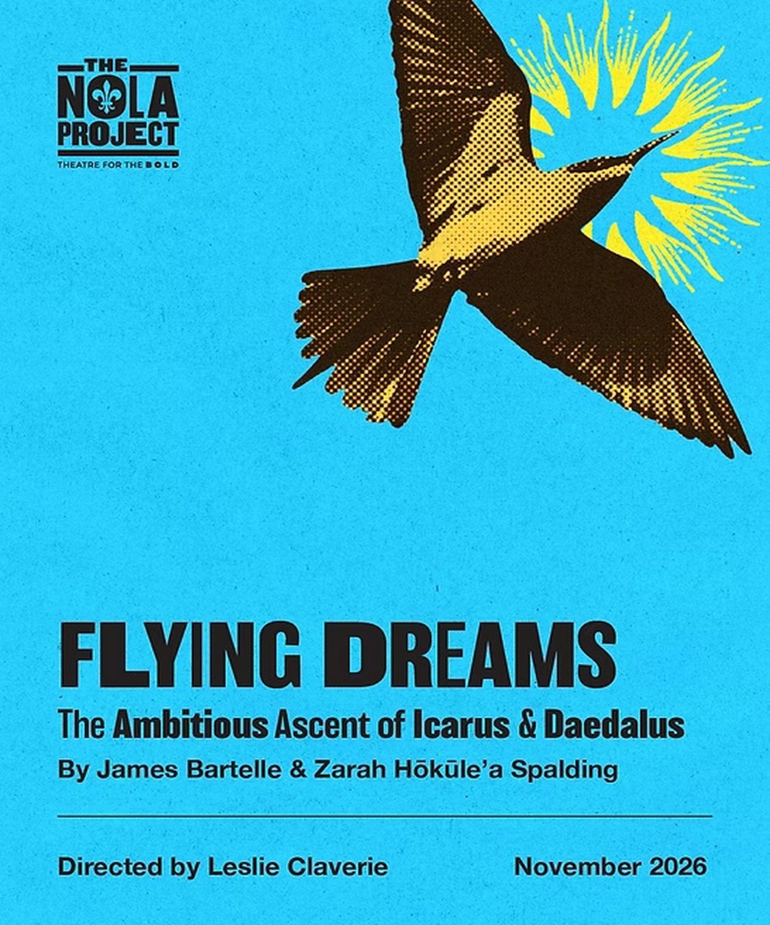 "Flying Dreams: The Ambitious Ascent of Icarus and Daedalus" A mythical, mystical, (meta)physical journey to unthinkable heights! The Temple House (3151 Dauphine Street) will be transformed into Ancient Crete, 2600 BC, the very night the great invent