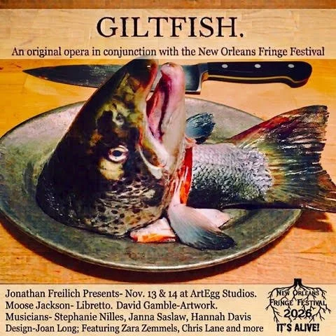 "GILTFISH" 
The drama is built around Sergius Orata, an Oyster Breeder and heated pool engineer who was so deft at his craft that he drove up the price of real estate in the bay of Naples, exploring the Roman aristocratic obsession with everything to