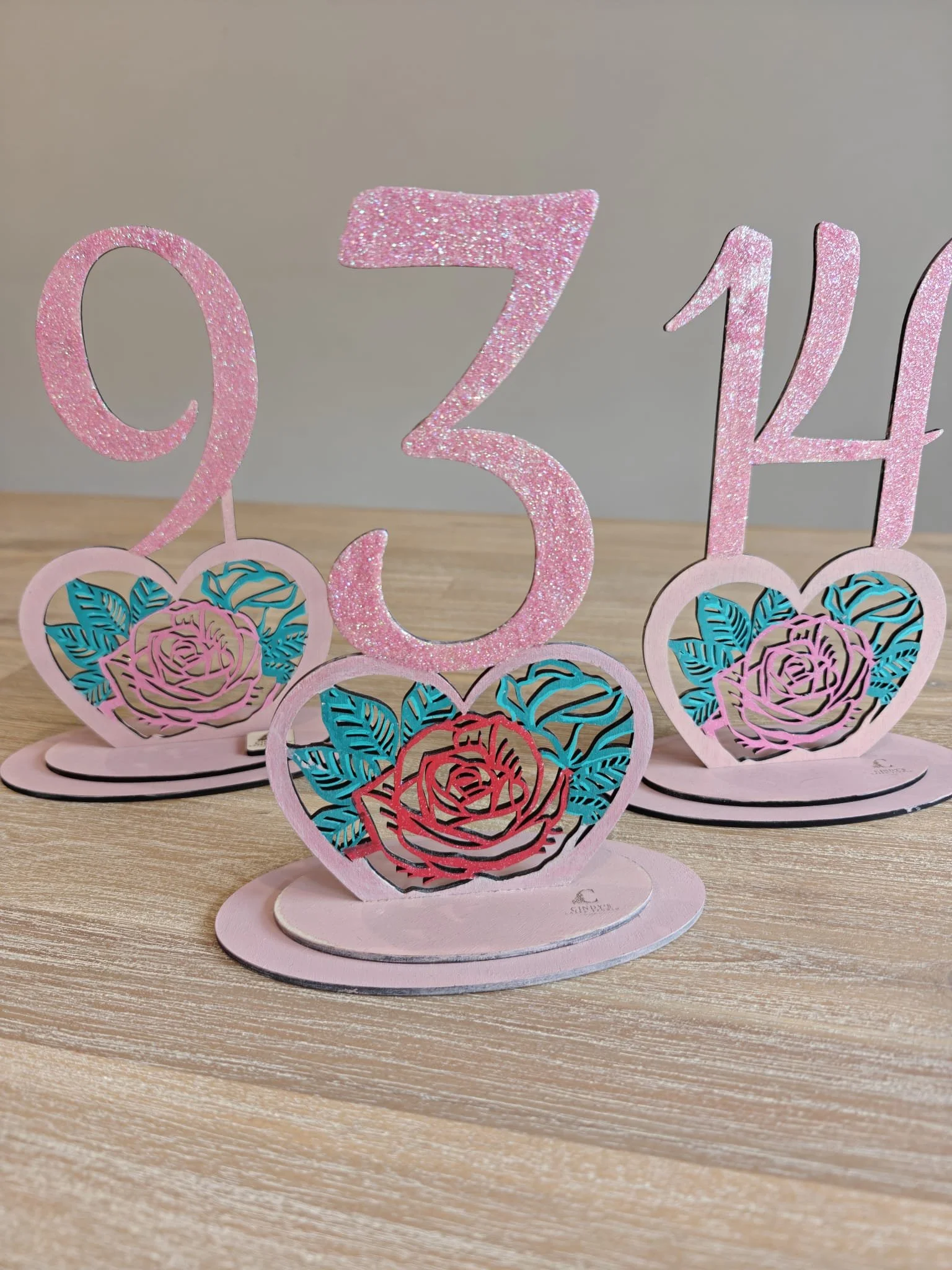 Wooden Rose Cutout