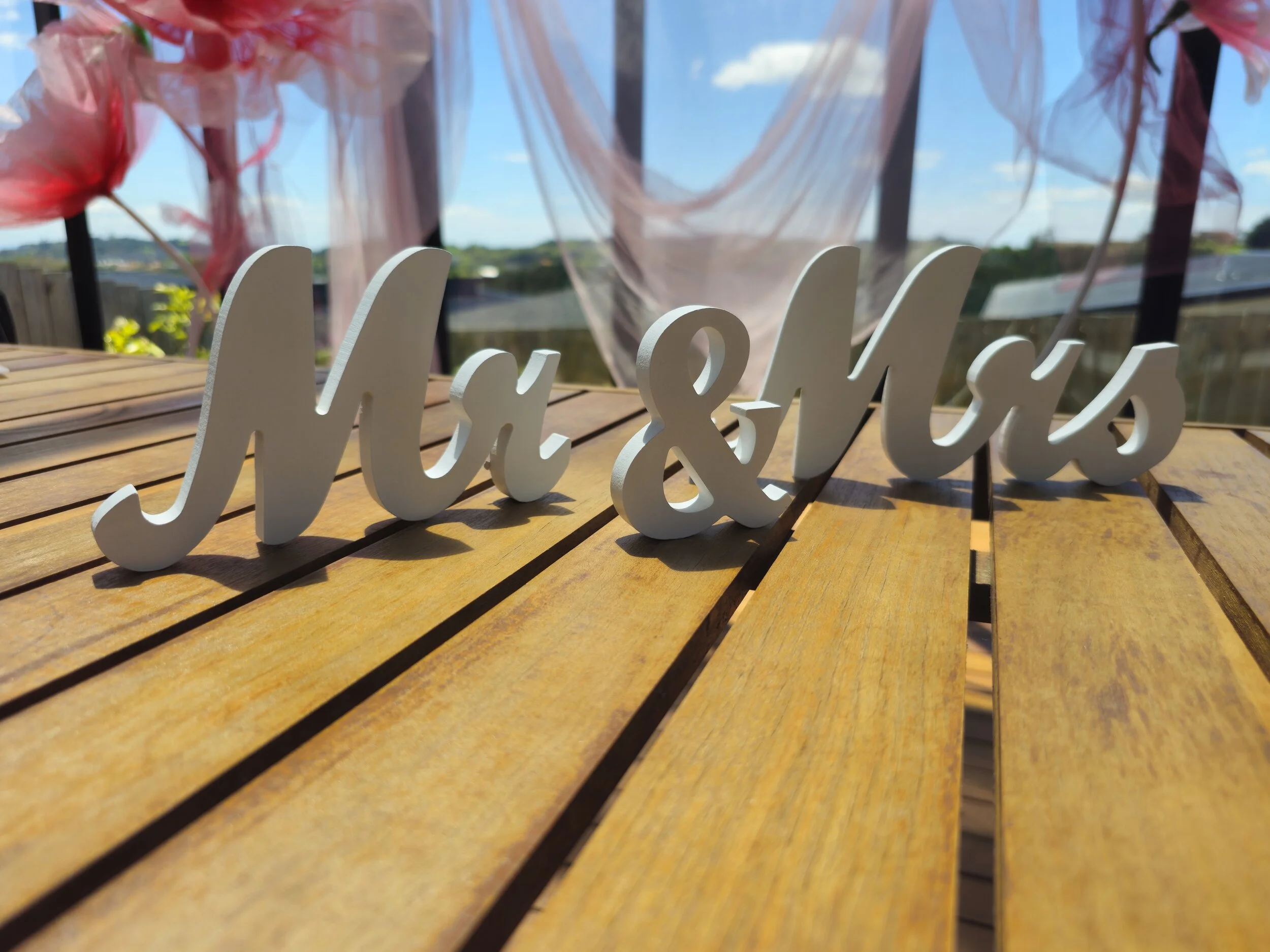 "Mr & Mrs" Décor