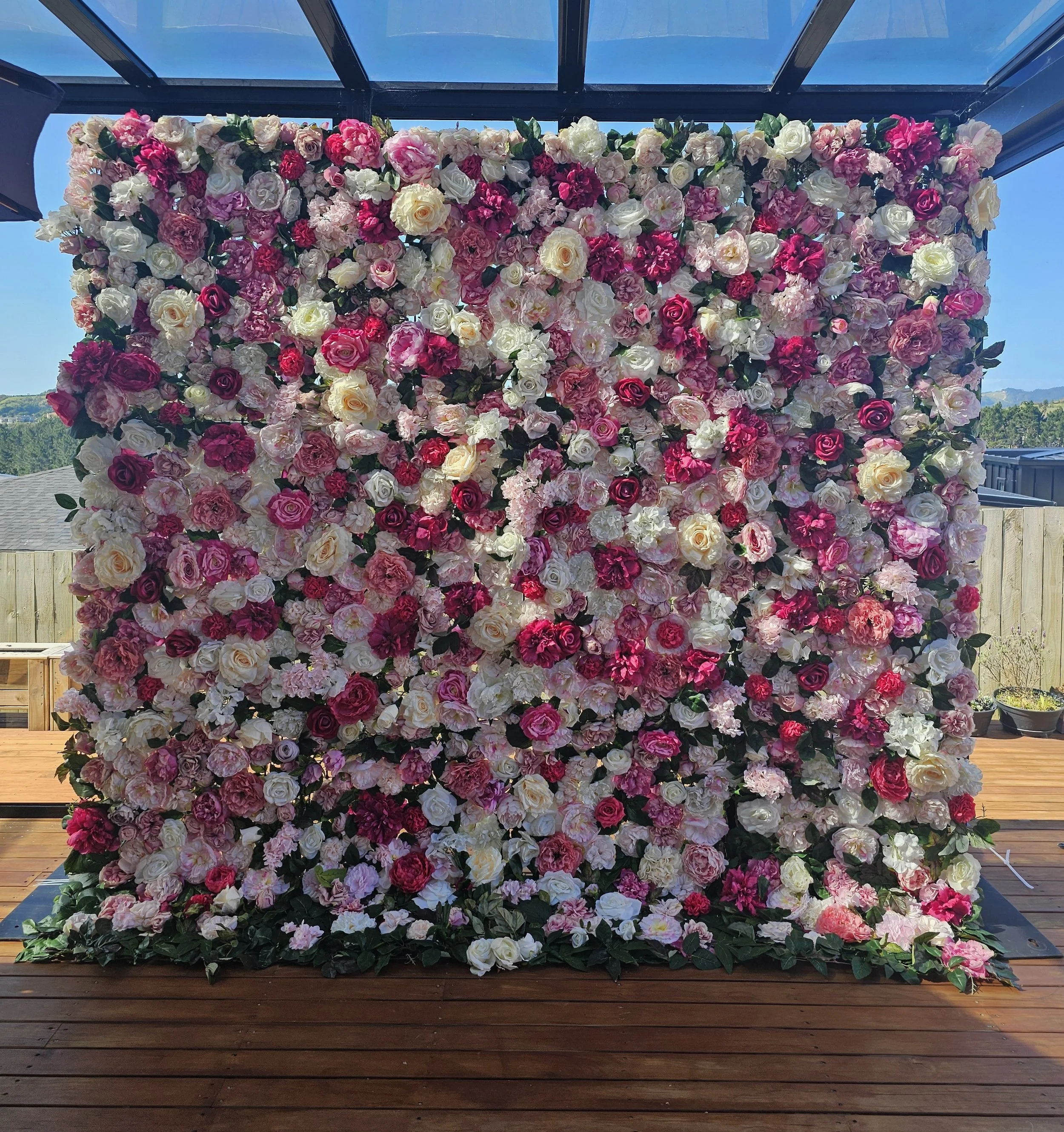 Sweet Romance Flower Wall