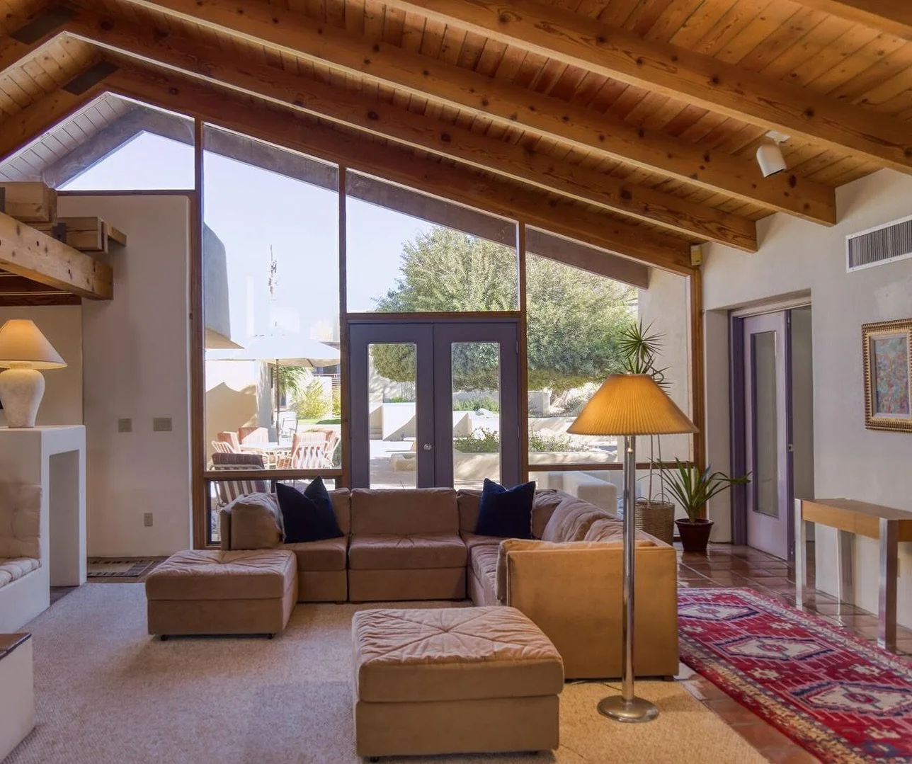 My dream home! 

This stunning estate was designed by renowned architect David Tyson and built in 1982. The main home features soaring wood ceilings, expansive windows, and a desirable split floor plan. The entire compound &mdash; which includes a 92