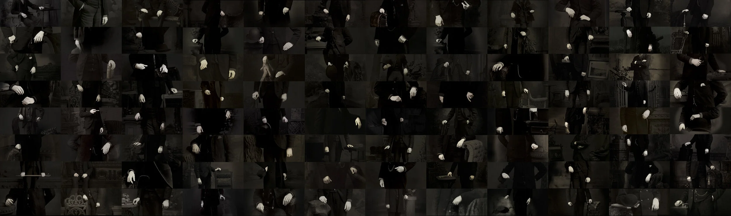 Untitled (Handsome2) 17 x 60 inches, archival pigment print, 2020