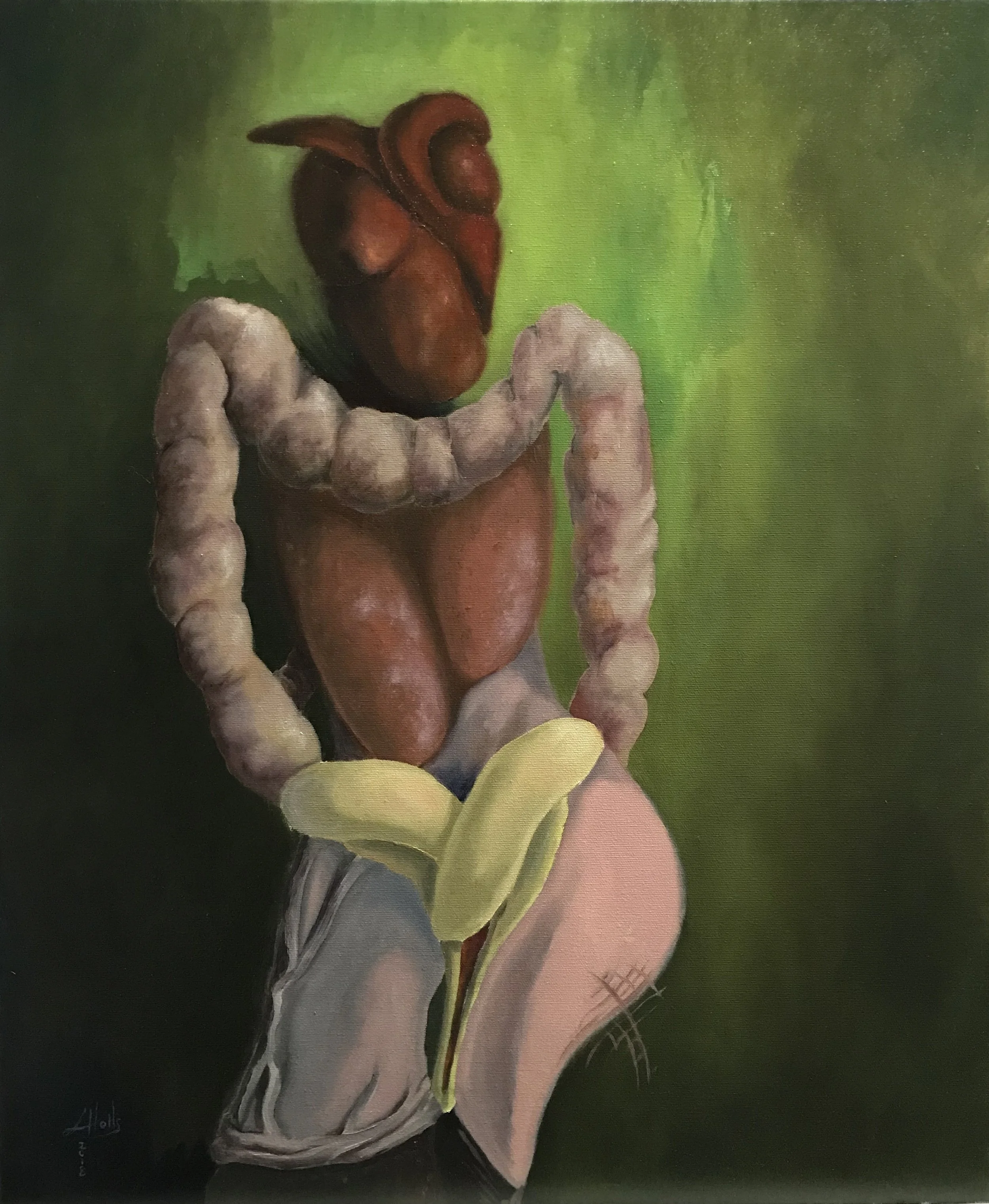 Le fantasme de Géricault - huile sur toile, 51x61 cm.jpeg