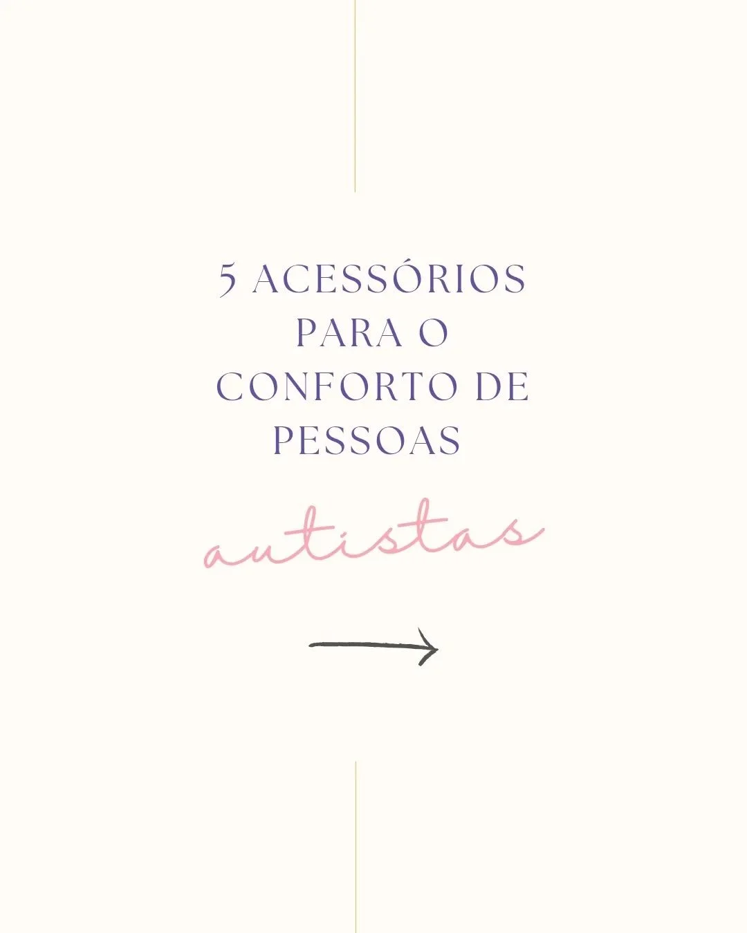 Cada pessoa autista &eacute; &uacute;nica, mas alguns recursos sensoriais podem ajudar (e muito!) no bem-estar e na autorregula&ccedil;&atilde;o. Pequenas adapta&ccedil;&otilde;es podem trazer grandes momentos de conforto!

#Autismo #Inclus&atilde;o 