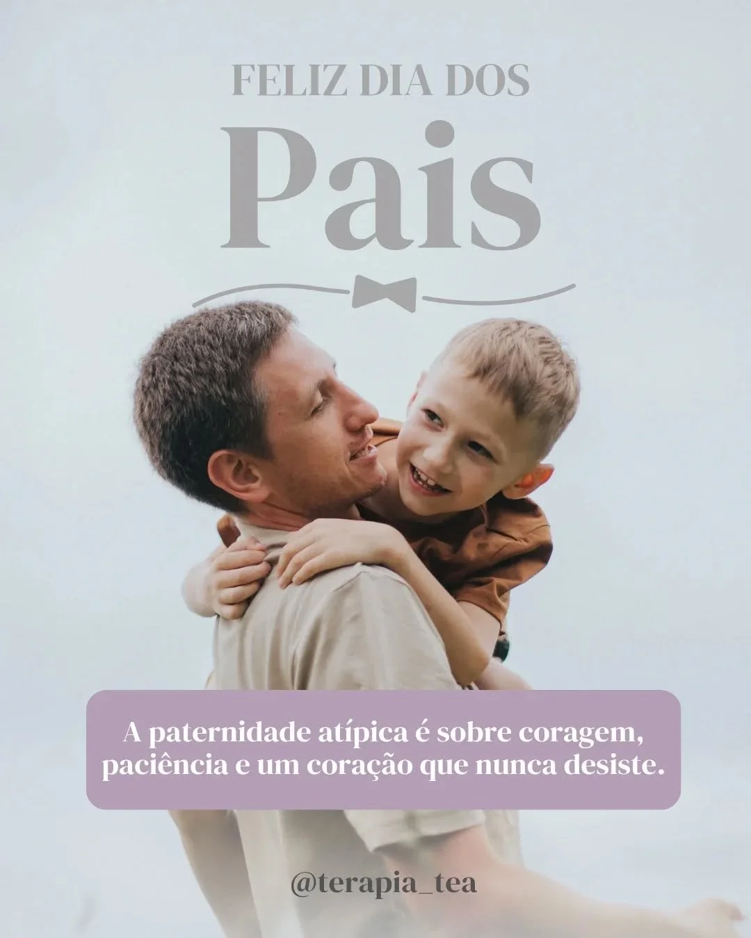 Ser pai &eacute; mais do que estar presente, &eacute; ser porto seguro, incentivo e for&ccedil;a nos dias bons e nos desafiadores.
Na paternidade at&iacute;pica, cada passo &eacute; uma vit&oacute;ria, cada olhar &eacute; uma troca silenciosa de amor
