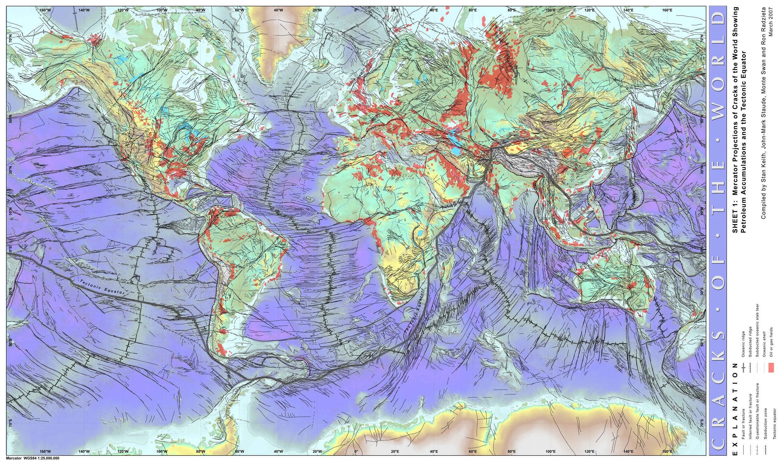 Cracks of the World in Google Earth