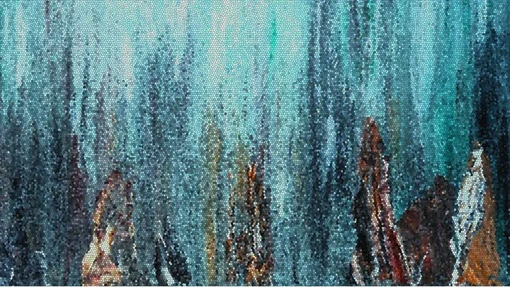 &quot;Patiently Waiting I &amp; II,&rdquo; are a pair of artworks that  examine separation, isolation and dislocation.  These works are in honor of all those currently displaced, all those waiting on a home.  The granular texture and choice of thick 