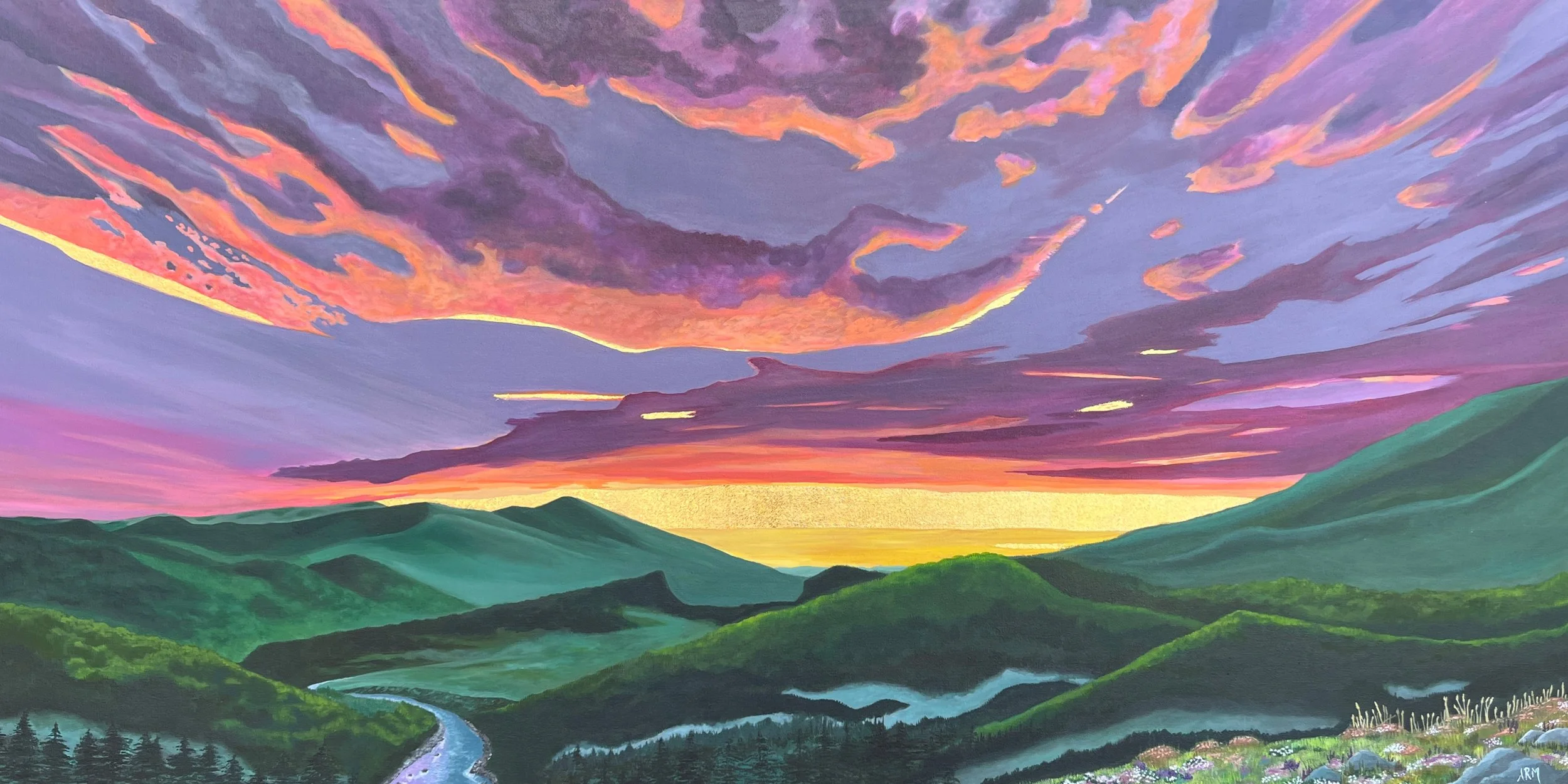 Pride's Mountain 3' x 6' - Sold
