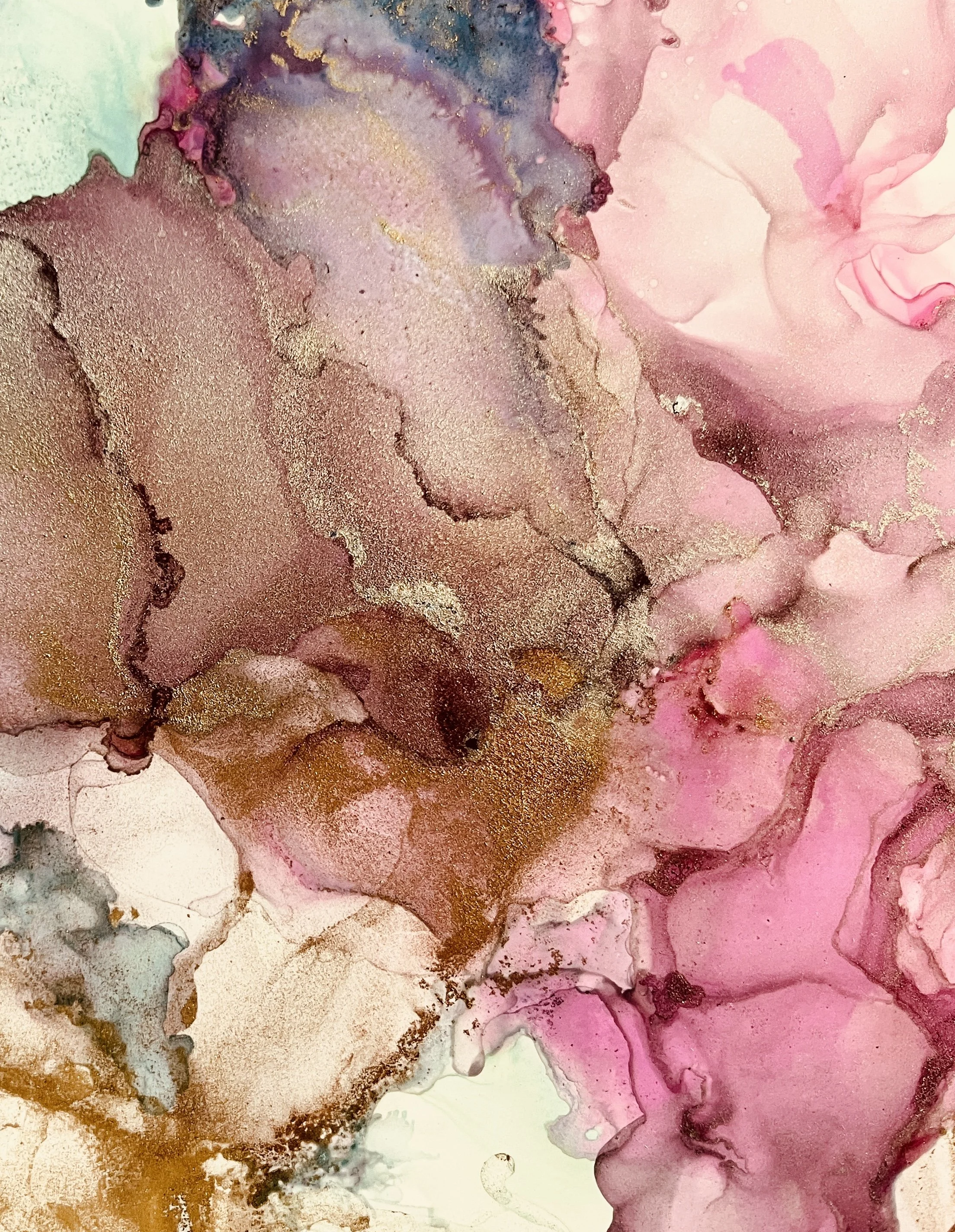 Alcohol lnk Art Class